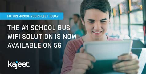 Extend the Classroom With Kajeet SmartBus, Now Available on 5G - School Transportation News