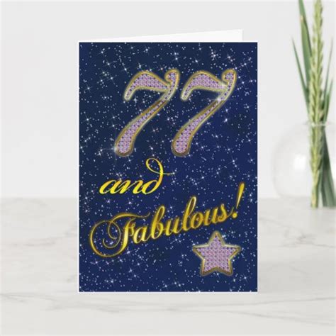 77th Birthday Cards | Zazzle CA