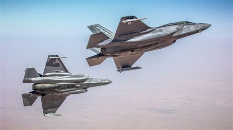 F-35 jets based at RAF Marham take part in their first combat mission ...