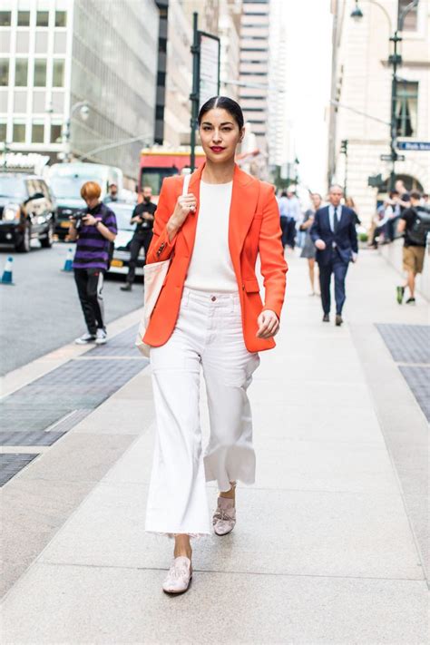 Street style à la Fashion Week printemps-été 2018 de New York | Blazer ...