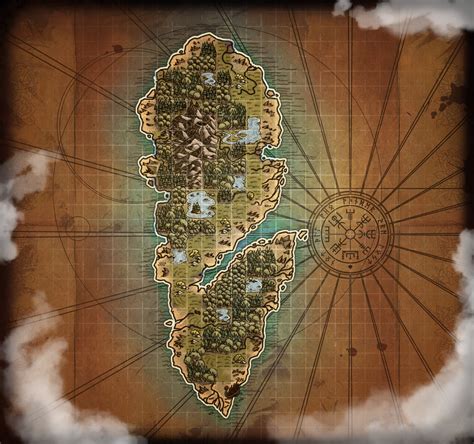 ArtStation - Dead in Vinland - Vinland Map