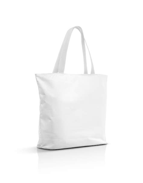 Premium Photo | Blank white canvas tote bag isolated on white