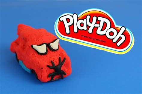 Play-Doh Superheroes Spider-Man Tutorial DIY Play Doh Disney Cars Mater Spiderman Dough