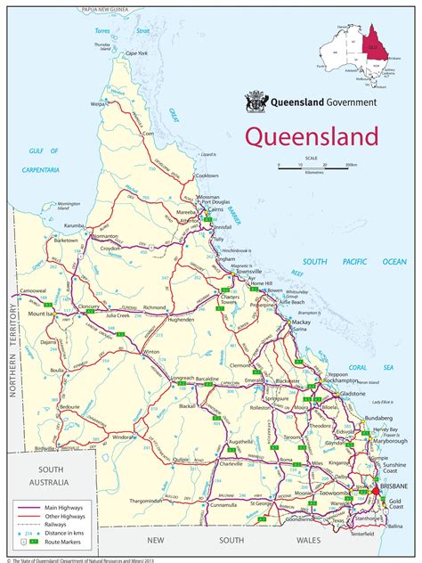 Printable Map Of Brisbane