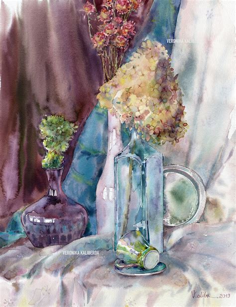 DRY FLOWERS. Watercolor on Behance