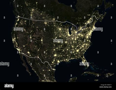 Satellite Maps At Night