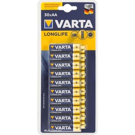 Varta AA Alkaline Batteries - 30 Pack - Bunnings Australia