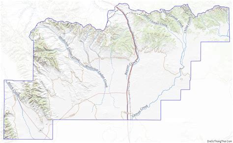 Map of Clark County, Idaho
