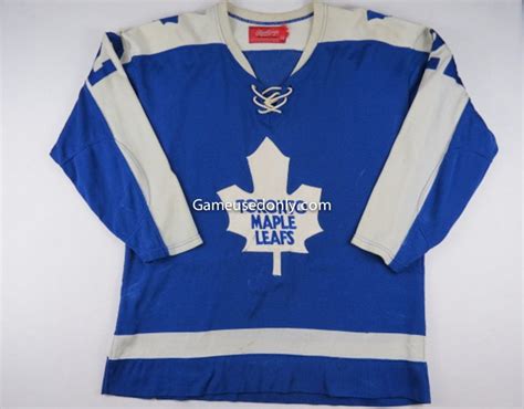 Tiger Williams Toronto Maple Leafs Game Used Jersey - Game Used Only