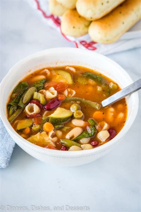 Olive Garden Minestrone Soup (Copycat Recipe) - Dinners, Dishes, and ...