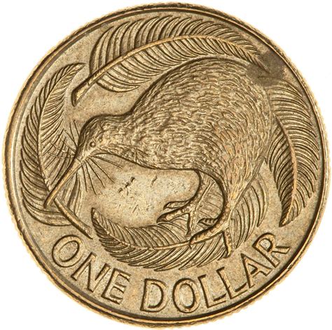 One Dollar 1991, Coin from New Zealand - Online Coin Club