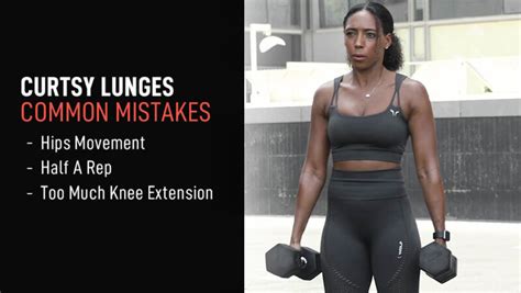 Curtsy Lunges: Proper Form, Common Mistakes & Variations