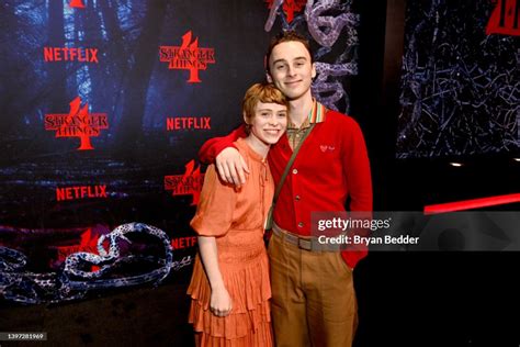 Sophia Lillis and Wyatt Oleff attend Netflix's "Stranger Things"... News Photo - Getty Images