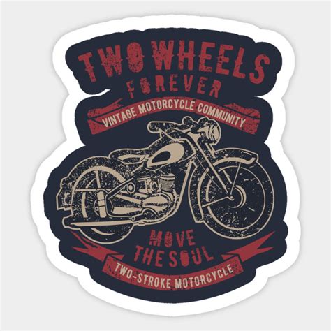 Motorcycle vintage design - Motorcycle - Sticker | TeePublic