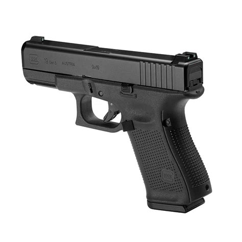 GLOCK GEN 4 G 19 SLIDE BARREL SPRING 9 MM COMPLETE FRONT SERRATIONS NIGHT SIGHT Pistol