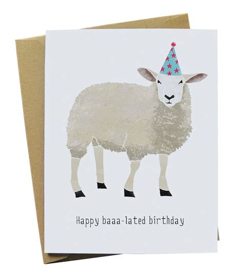 Sheep Birthday Card – Lewis & Pine