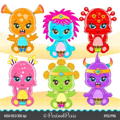 cute aliens - Clip Art Library