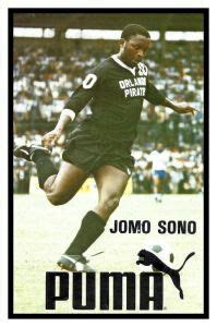 Jomo Sono of Orlando Pirates of South Africa in 1977 Puma advert ...