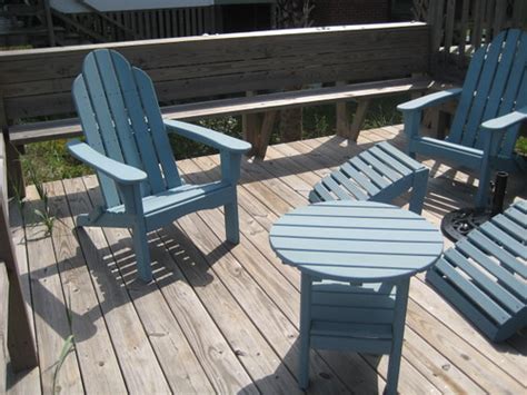 Adirondack Chairs at the Beach | Posh Living's painted Adiro… | Flickr