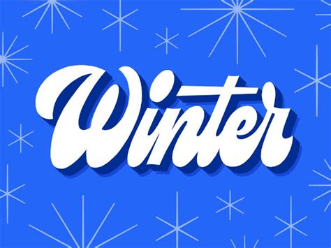 Winter | Logo design typography, Event logo, Winter illustration