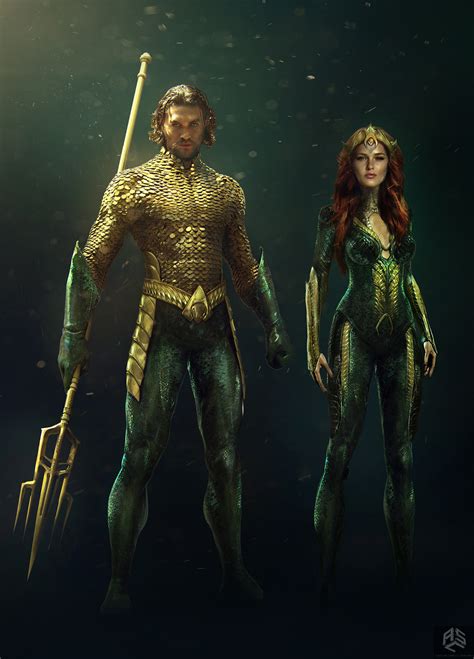 OTHER: Aquaman & Mera concept art by Aaron Sims Creative : r/DC_Cinematic