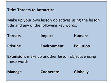 Antarctica - Threats to Antarctica | Teaching Resources