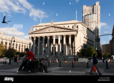 New York State Supreme Court building in Lower Manhattan showing the ...