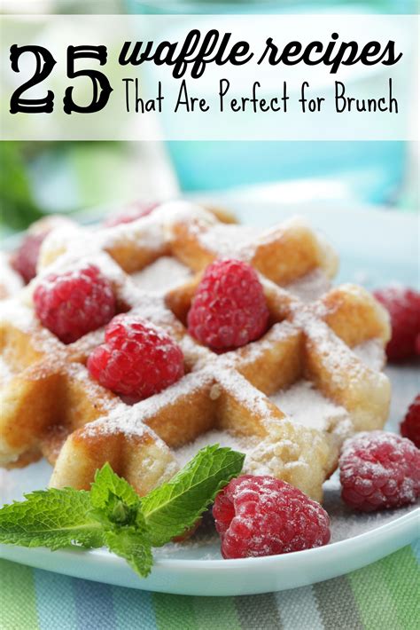 25 Waffle Recipes That Are Perfect for Brunch | Remodelaholic