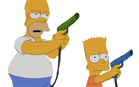 Homer and Bart by DracoAwesomeness on DeviantArt