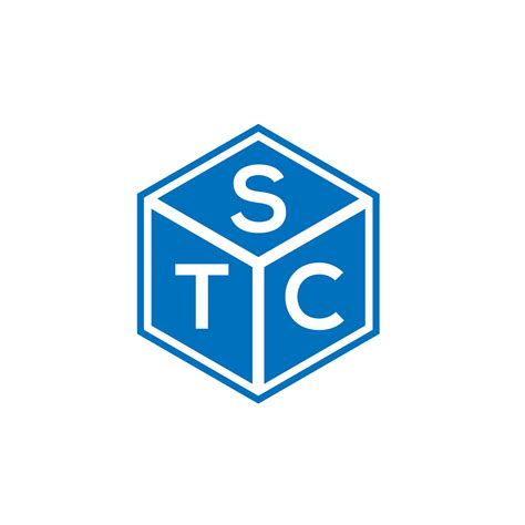 STC letter logo design on black background. STC creative initials letter logo concept. STC ...