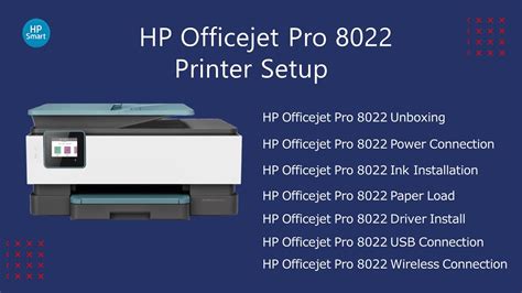 HP Officejet Pro 8022 Printer Setup | Officejet Pro 8022 Driver Download | Wifi Setup - YouTube