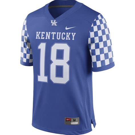 Kentucky Wildcats Nike #18 Game Football Jersey - Royal - Fanatics.com