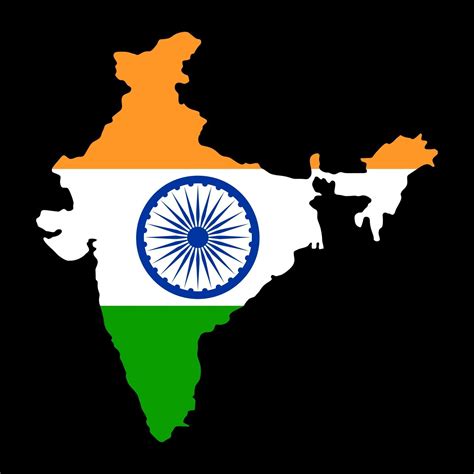 Flag Map Of India Logo Vector | Images and Photos finder