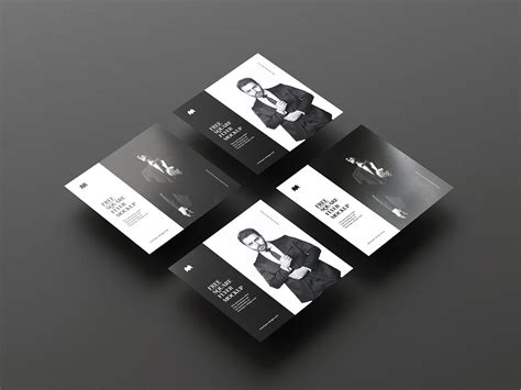 Single Square Flyer PSD Mockup | MockupsQ