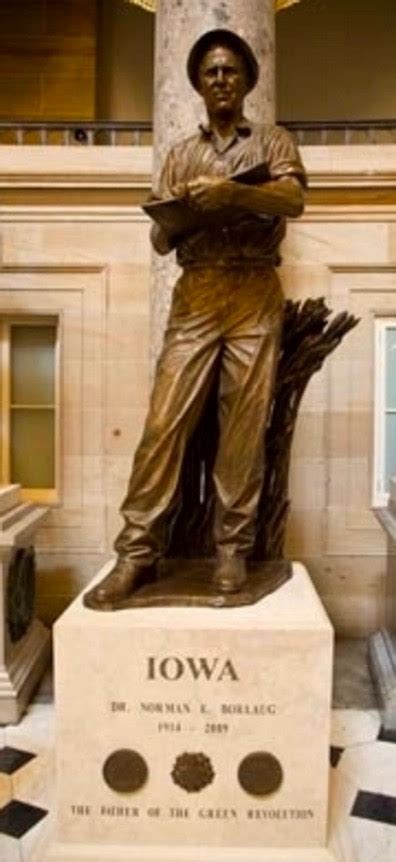 Norman E. Borlaug Statue - California Agriculture News Today