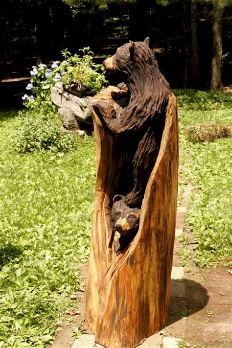 Ideas For Carving A Log - Image to u