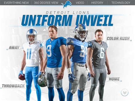 New Detroit Lions Uniforms Final Detroit Lions Uniforms, Detroit Lions ...