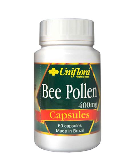 Uniflora® Bee Pollen Capsules 400mg (60 capsules) - Honey Singapore | Go Pure