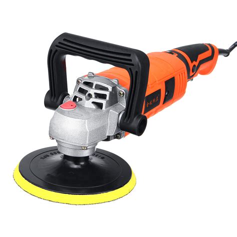 220V 1580W Electric Polishing Machine 7 Variable Speed Car Polisher Buffer Waxer 500-3300r/min ...