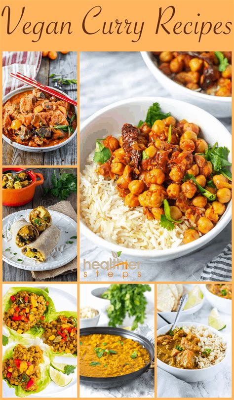 Vegan Curry Recipes - Healthier Steps