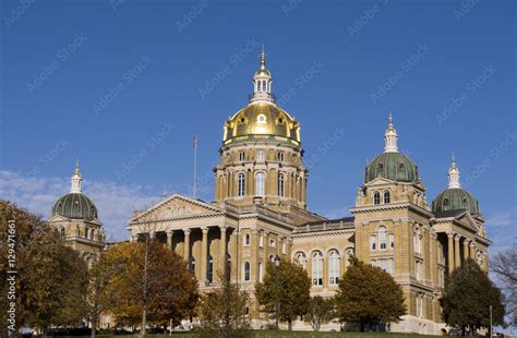 Iowa State Capitol Stock Photo | Adobe Stock