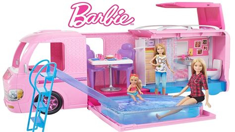 BARBIE DREAM CAMPER, SENT BY MATTEL, DOLLHOUSE, POOL, DREAMCAMPER ...