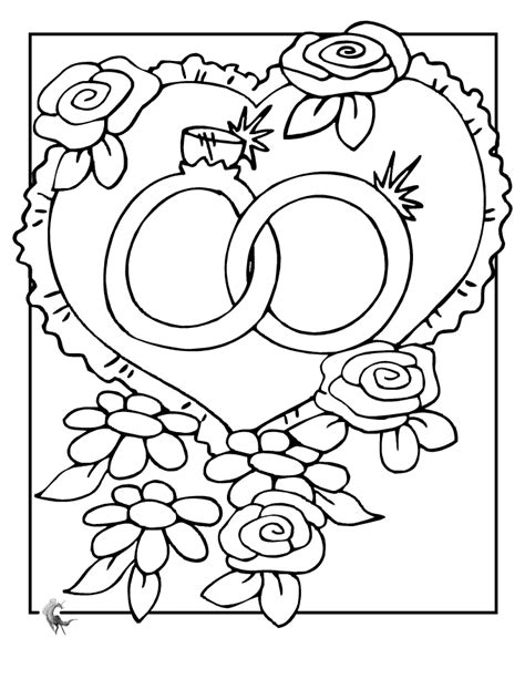 Wedding Coloring Pages - Coloring Home