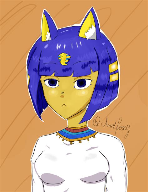 Ankha Animal Crossing fanart by AndFoxy on DeviantArt