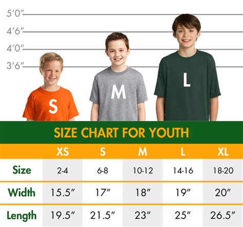 Youth Shirt Sizing : The Ann Arbor T-shirt Company