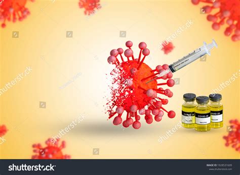 Concept Coronavirus Covid19 Vaccine Vial Syringe Stock Photo 1928531609 | Shutterstock