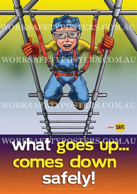 Height Work Safety Poster