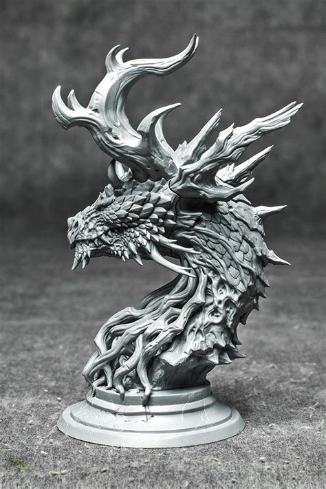 Forest Dragon 3D Printing Model Stl – 3d printing models | Dragon art, Dragon sculpture ...