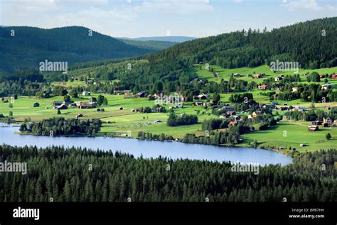 Swedish landscape Stock Photo - Alamy