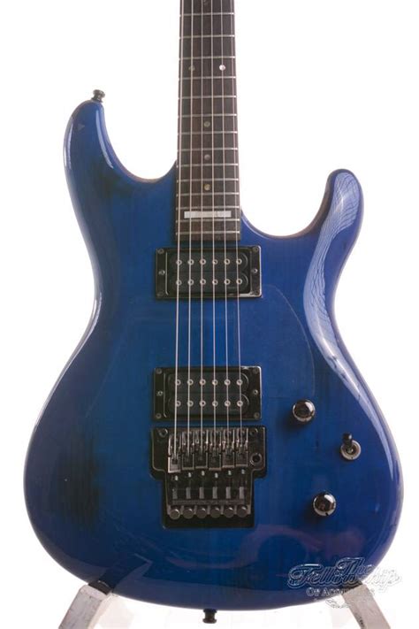 Ibanez JS1000 Burnt Transparent Blue HH + Floyd Rose 1997 Guitar For Sale The Fellowship Of ...